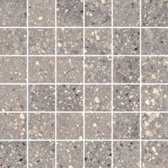 Wind Grey Natural Mosaico 30x30 - hladký mozaika mat, šedá barva